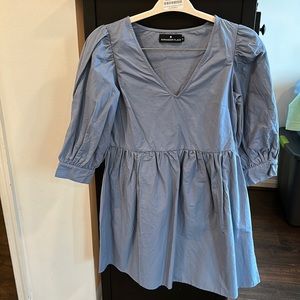 Blue Pomander Place dress via Tuckernuck